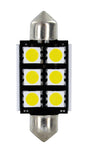 24/30V Hyper-Led 18 - 6 SMD x 3 chips - 15x39 mm - SV8,5-8 - 2 pz - D/Blister - Bianco - Doppia polarità