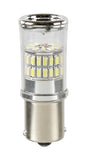 12-28V Mega-Led 48 - 48 SMD x 1 chip - (P21W) - BA15s - 1 pz - D/Blister - Bianco - Doppia polarità