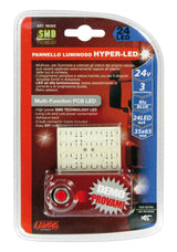 24V Hyper-Led - Pannello 24 SMD - 35x50 mm - 1 pz - D/Blister - Blu