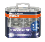 24V Truckstar - H4 - 75/70W - P43t - 2 pz - Scatola Plast.