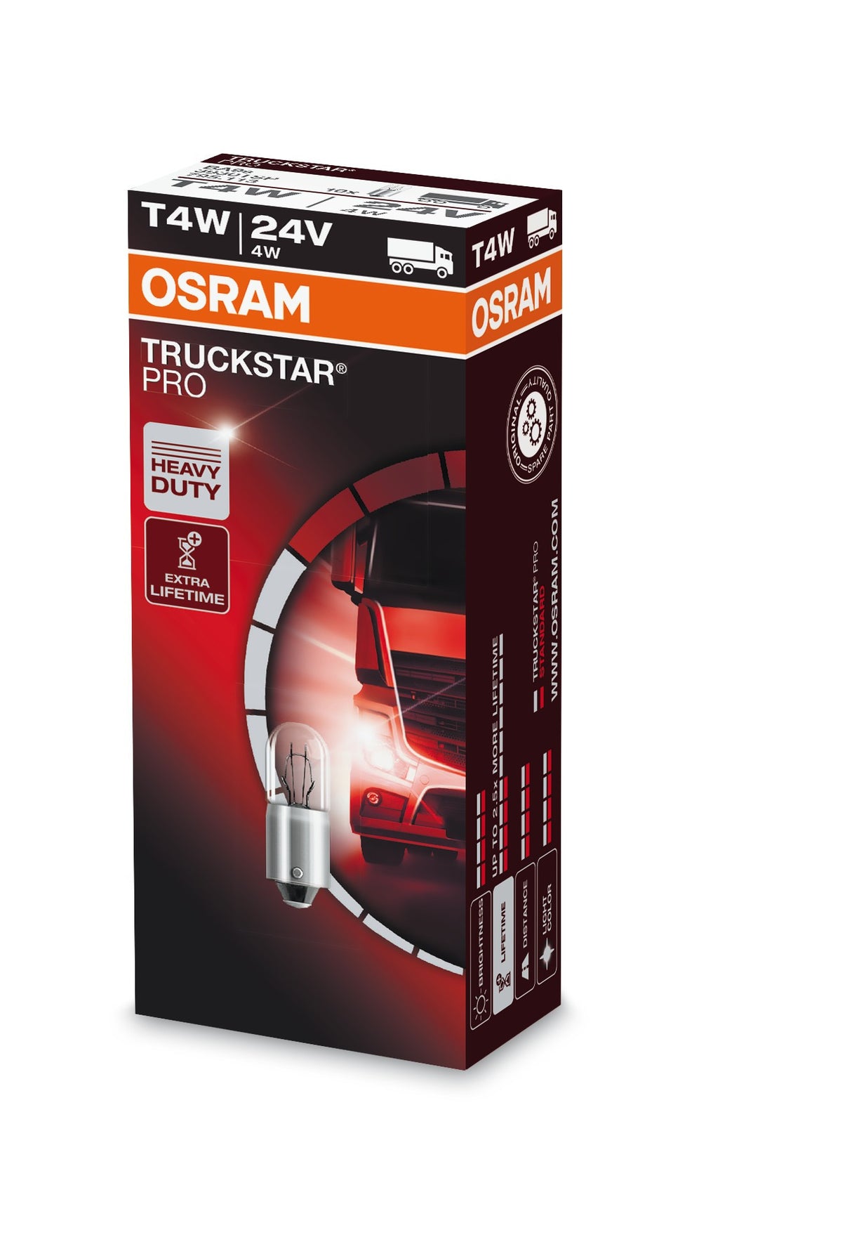 24V Truckstar Pro - T4W - 4W - BA9s - 1 pz - Sfuso