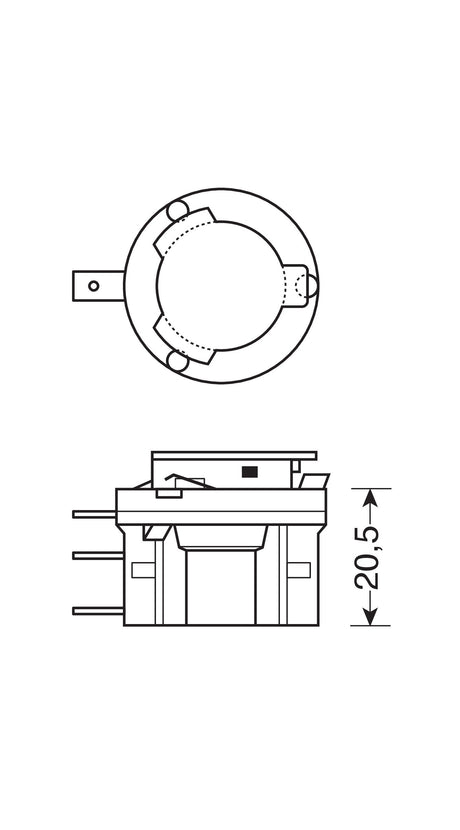 24V Original Line - H15 - 20/60W - PGJ23t-1 - 1 pz - Scatola