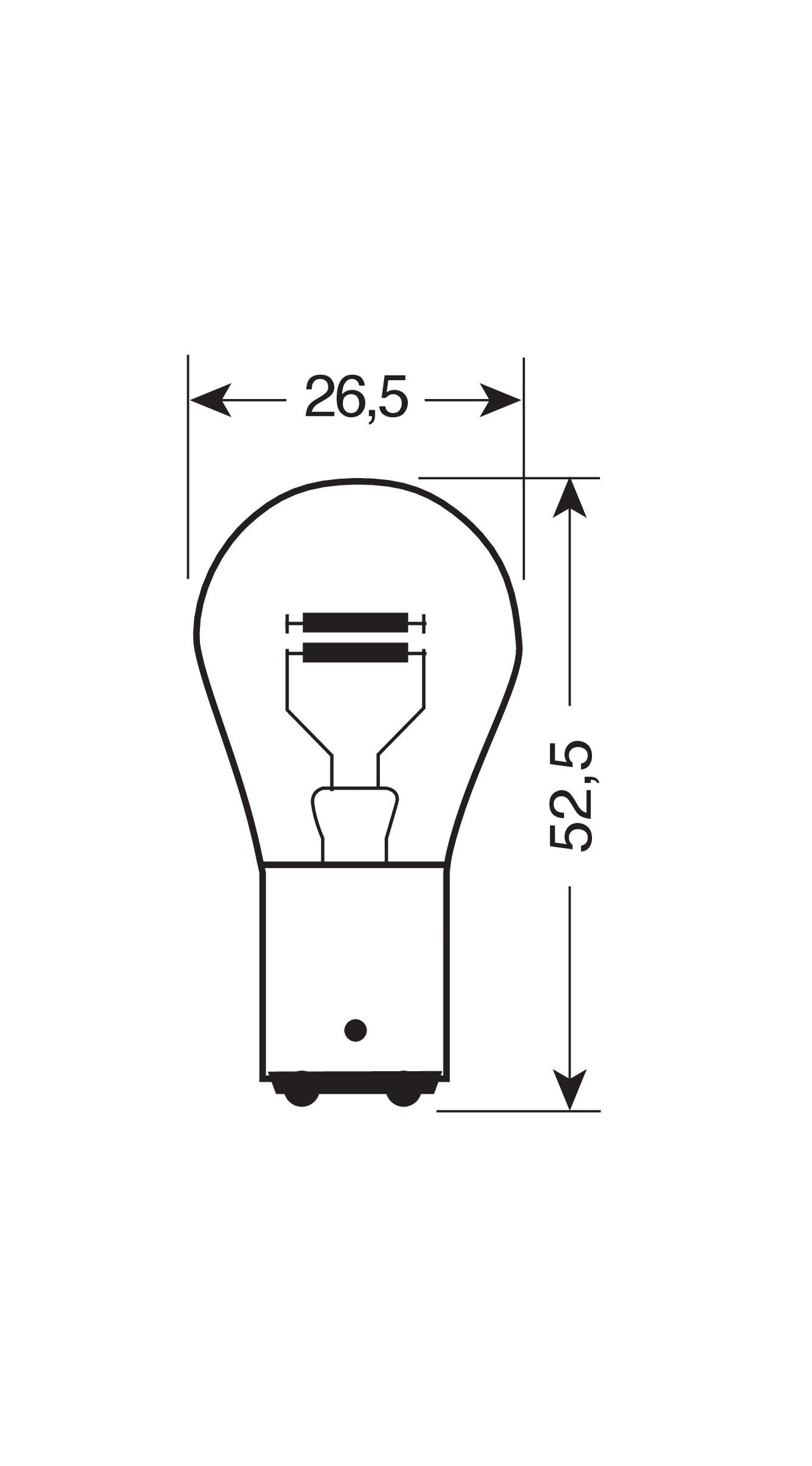 24V Original Line - 18/5W - BAY15d - 1 pz - Sfuso