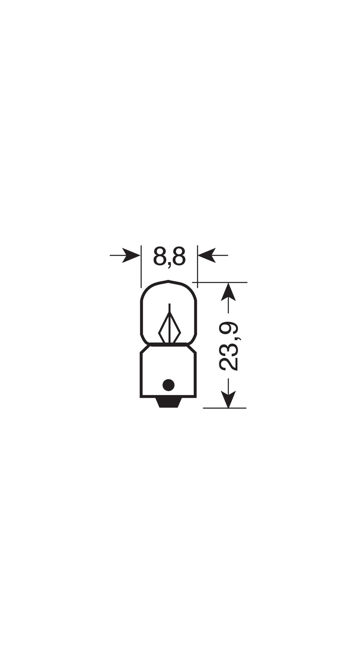 24V Original Line - 2W - BA9s - 1 pz - Sfuso