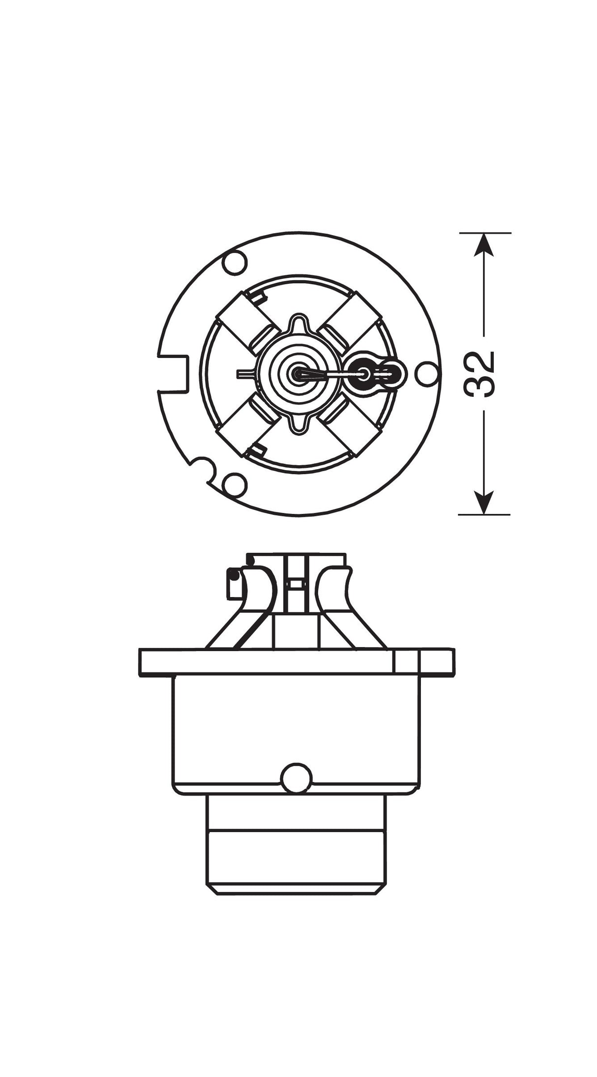 Xenarc - D2S - 35W - P32d-2 - 1 pz - Scatola