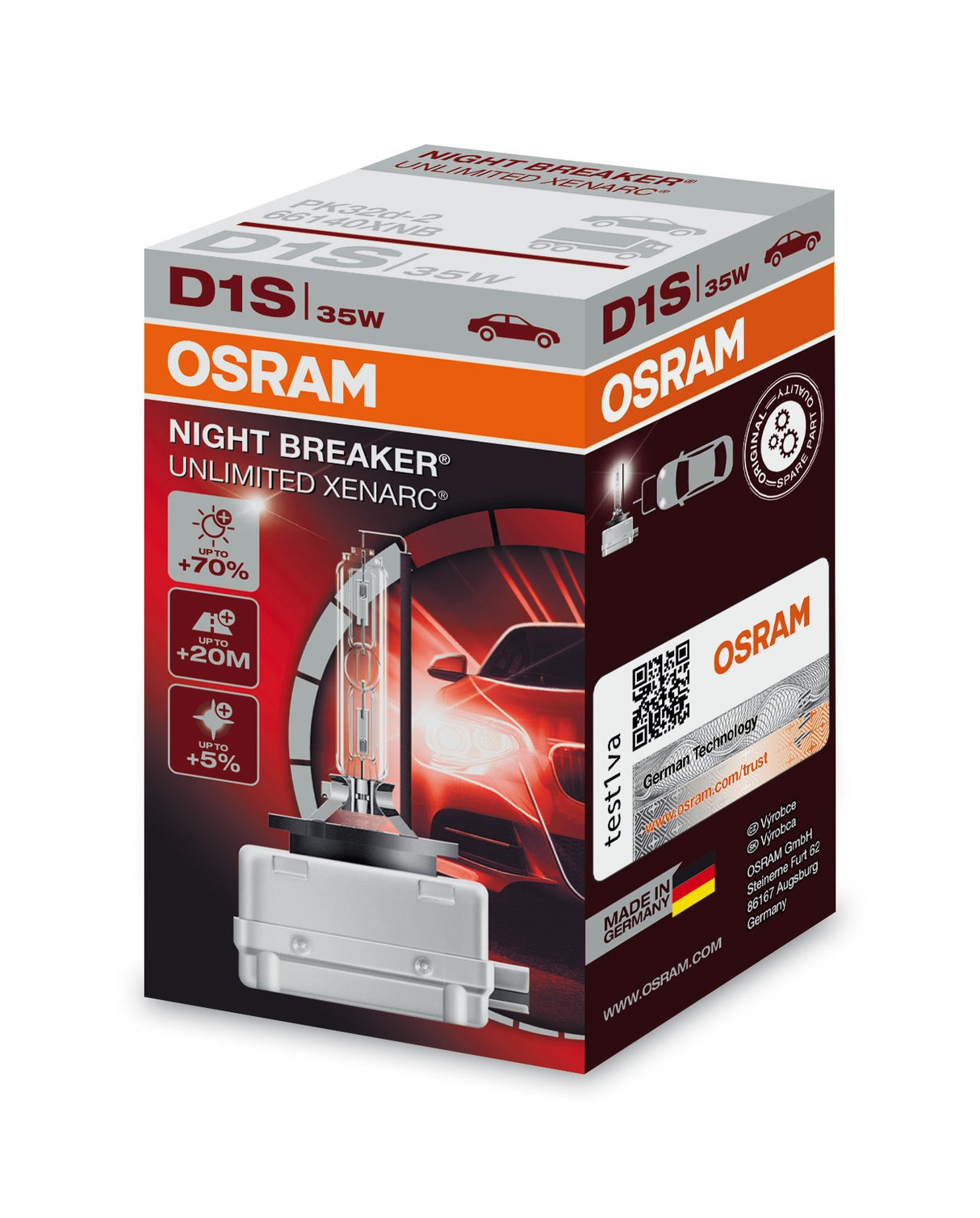 Xenarc Night Breaker Unlimited - D1S - 35W - PK32d-2 - 1 pz - Scatola