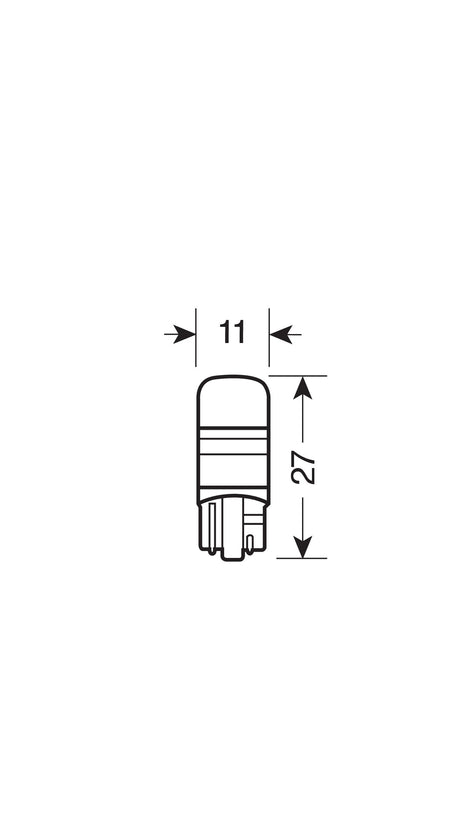 24V LEDriving - (W5W) - 1W - W2,1x9,5d - 2 pz - Blister - Bianco Caldo