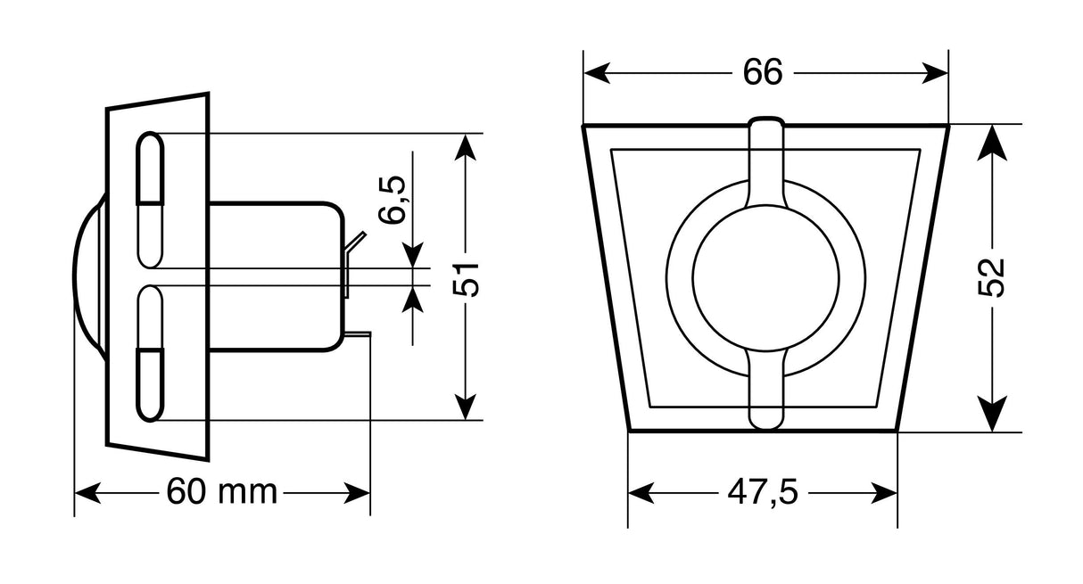 PX-1, kit presa corrente con pannello di supporto opzionale, 12/24V