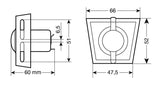 PX-1, kit presa corrente con pannello di supporto opzionale, 12/24V