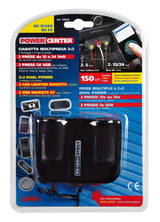 Power Center, presa corrente doppia con USB, 12/24V