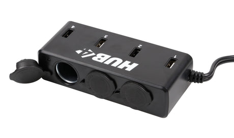 Hub-4, presa di corrente multipla con Usb, 12/24V