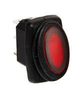 Micro interruttore impermeabile con led - 12/24V - Rosso