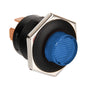 Interruttore a pulsante con led - 12/24V - Blu