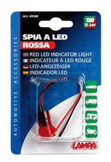 Spia a led rossa - 12/24V