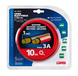 Cavo elettrico a due fili - 1 mm² x 10 m