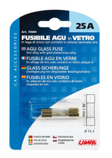 Fusibile AGU in vetro, 12/32V - 25A