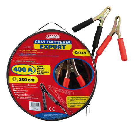 Cavi batteria Export 12/24V - 250 cm - 400 A - 12 mm²