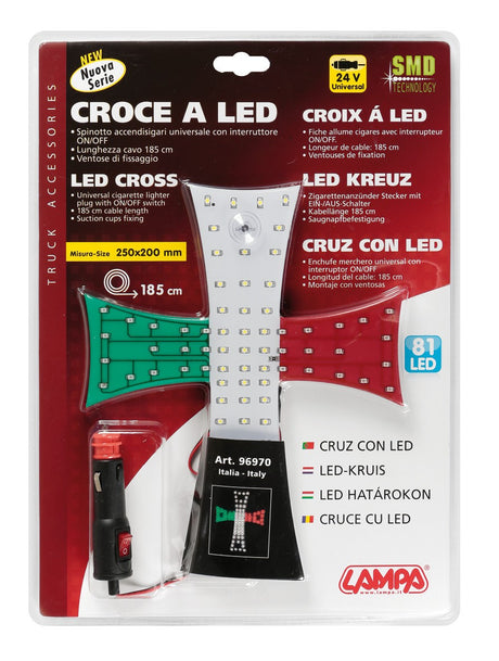 Croce a Led 24V - Italia