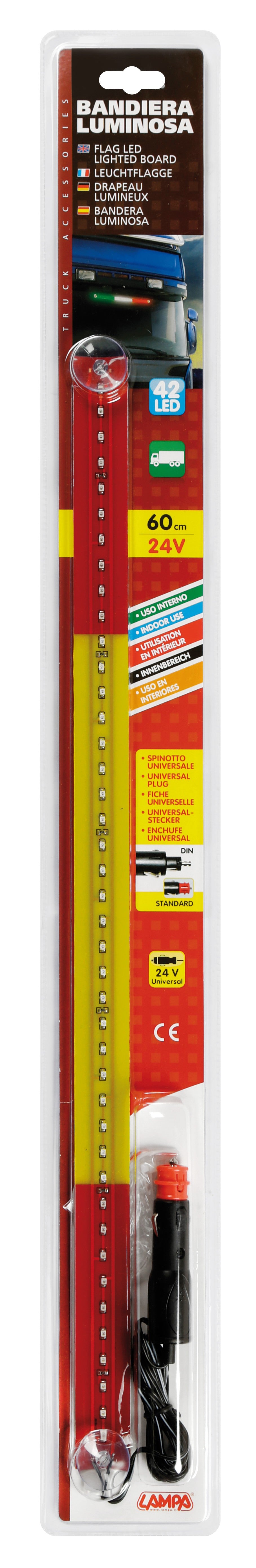 Bandiera luminosa 42 Led, 24V - Spagna