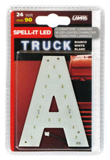 Spell-It Led, 90 mm, 24V - Bianco - A