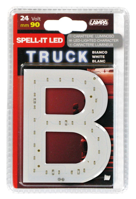 Spell-It Led, 90 mm, 24V - Bianco - B