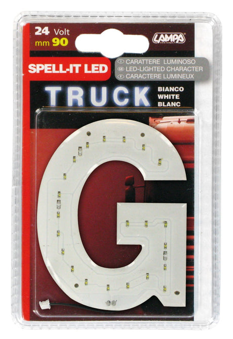 Spell-It Led, 90 mm, 24V - Bianco - G