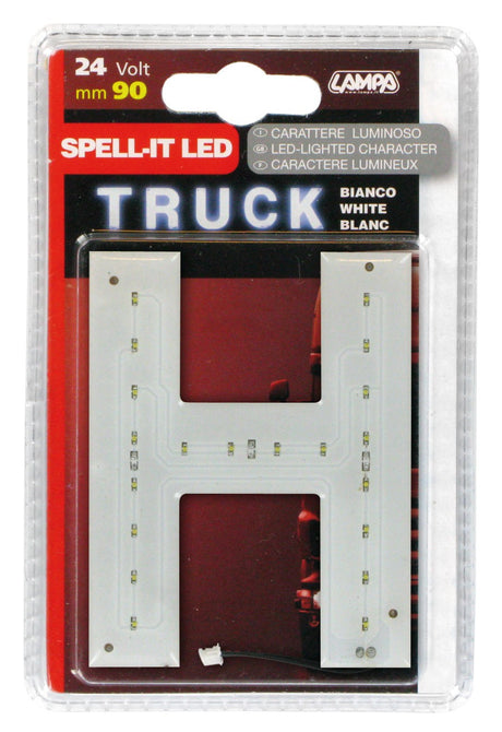 Spell-It Led, 90 mm, 24V - Bianco - H