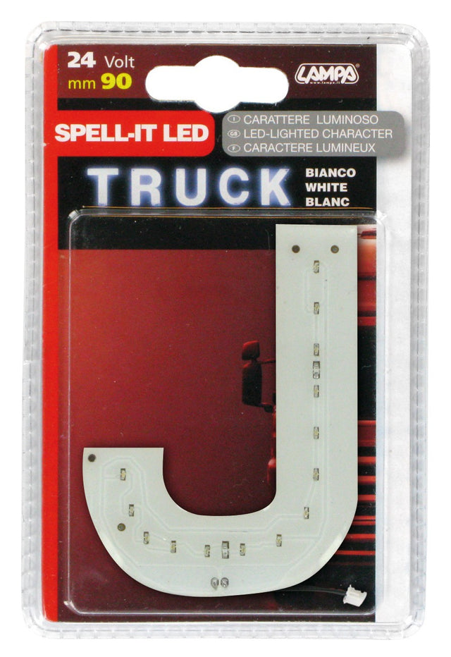 Spell-It Led, 90 mm, 24V - Bianco - J