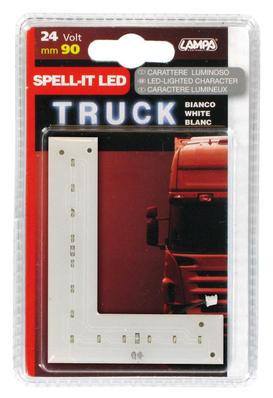 Spell-It Led, 90 mm, 24V - Bianco - L