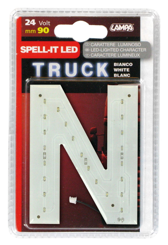 Spell-It Led, 90 mm, 24V - Bianco - N