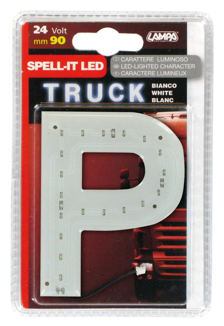 Spell-It Led, 90 mm, 24V - Bianco - P