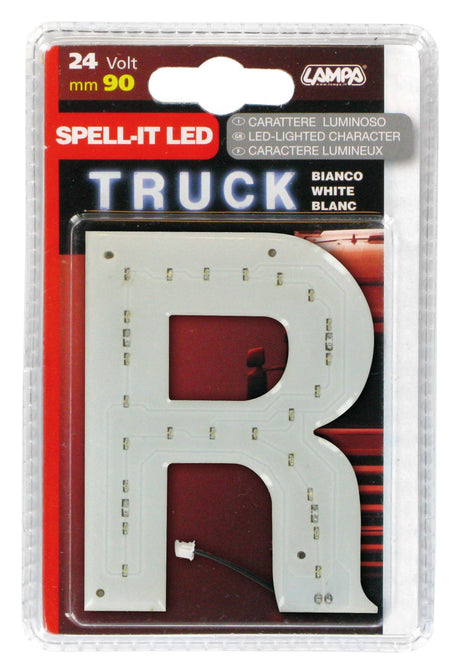 Spell-It Led, 90 mm, 24V - Bianco - R