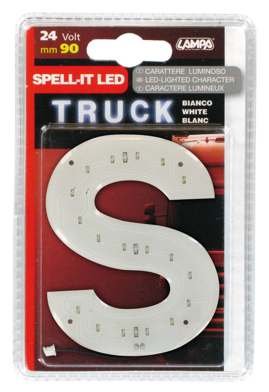 Spell-It Led, 90 mm, 24V - Bianco - S