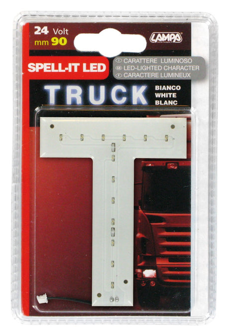 Spell-It Led, 90 mm, 24V - Bianco - T