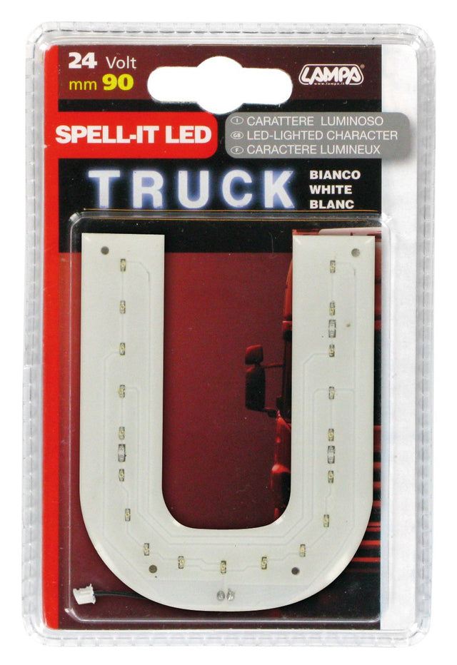 Spell-It Led, 90 mm, 24V - Bianco - U