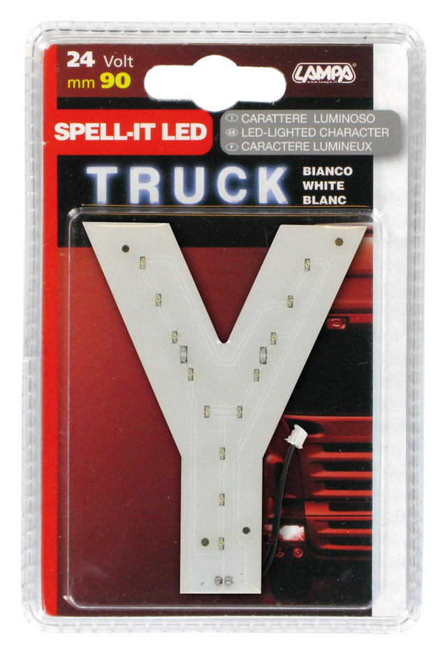 Spell-It Led, 90 mm, 24V - Bianco - Y