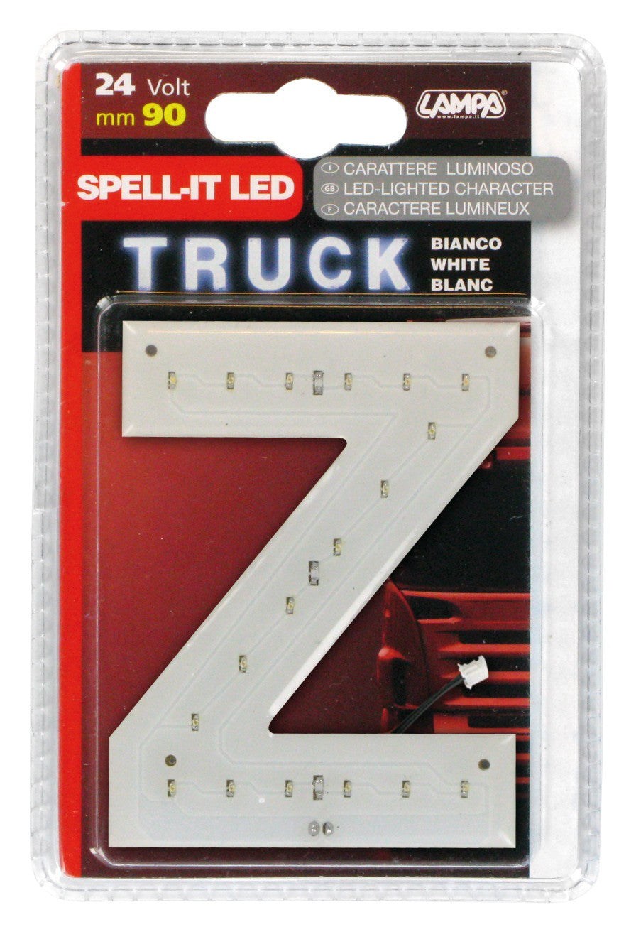 Spell-It Led, 90 mm, 24V - Bianco - Z