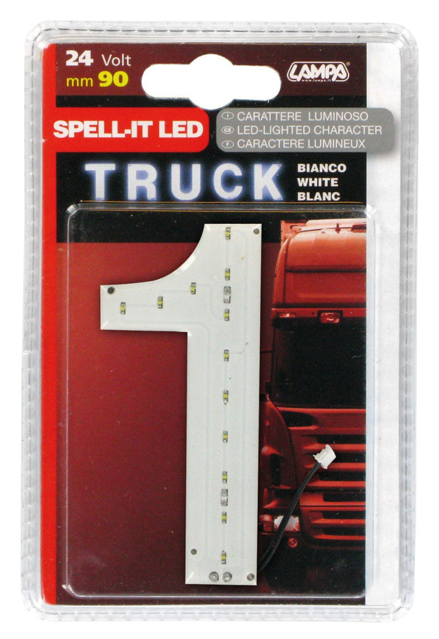 Spell-It Led, 90 mm, 24V - Bianco - 1