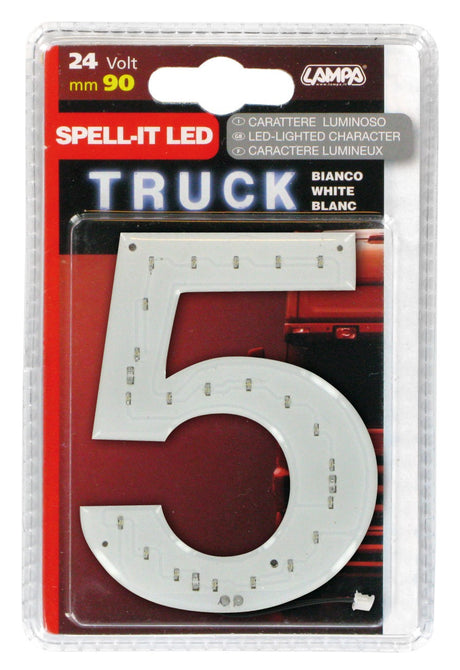 Spell-It Led, 90 mm, 24V - Bianco - 5