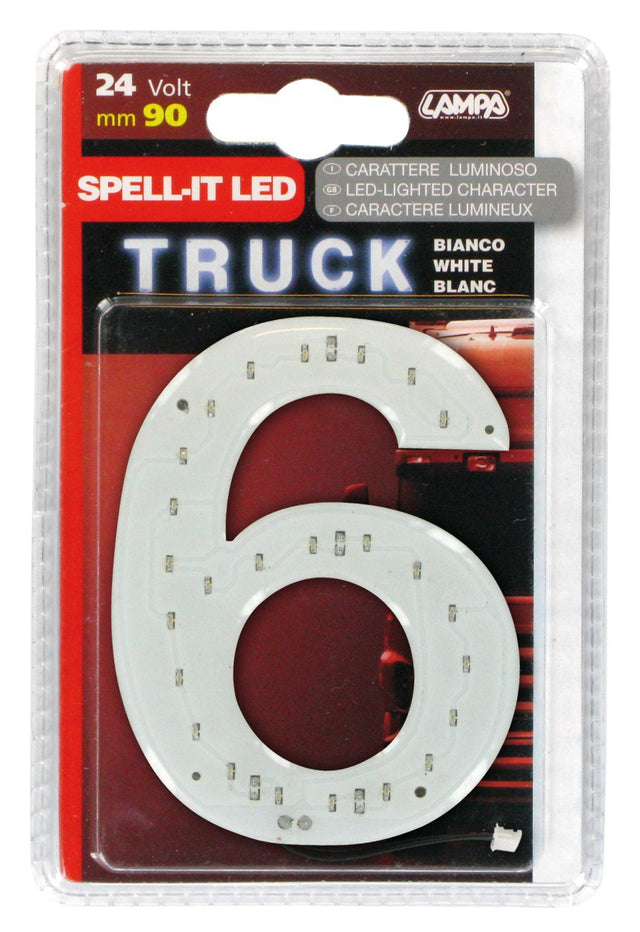 Spell-It Led, 90 mm, 24V - Bianco - 6