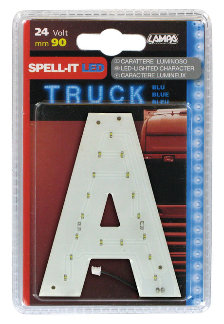 Spell-It Led, 90 mm, 24V - Blu - A