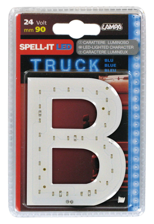 Spell-It Led, 90 mm, 24V - Blu - B