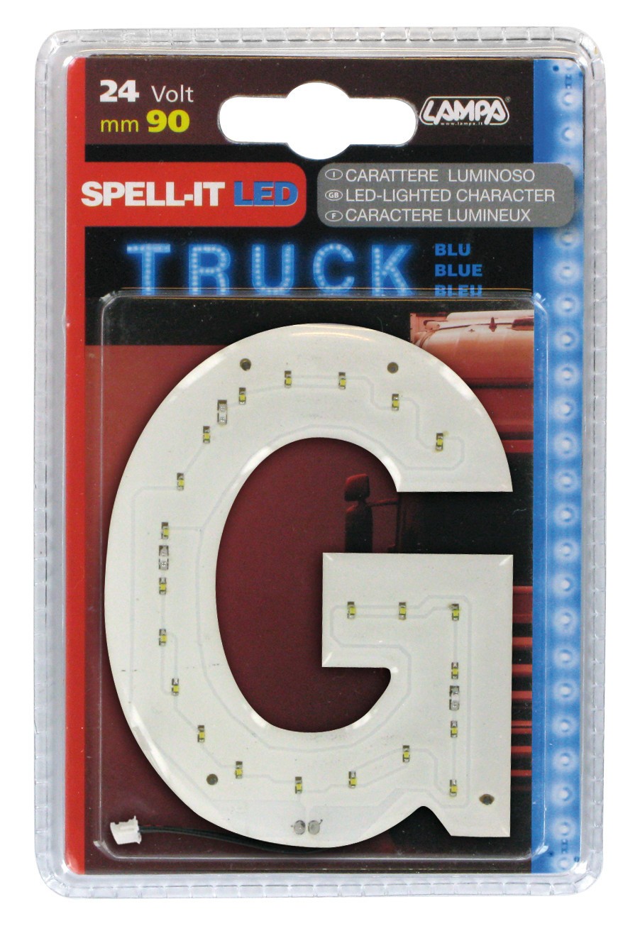 Spell-It Led, 90 mm, 24V - Blu - G