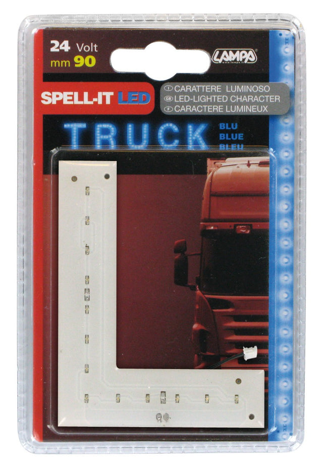 Spell-It Led, 90 mm, 24V - Blu - L