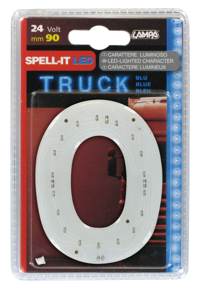 Spell-It Led, 90 mm, 24V - Blu - O