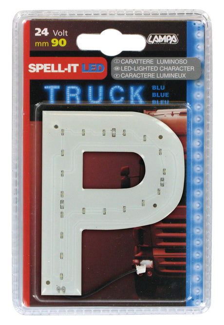 Spell-It Led, 90 mm, 24V - Blu - P