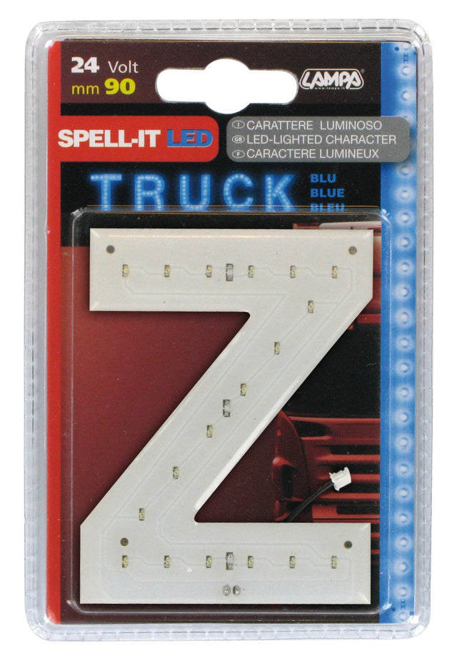 Spell-It Led, 90 mm, 24V - Blu - Z