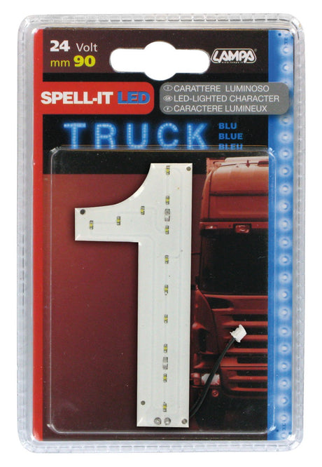 Spell-It Led, 90 mm, 24V - Blu - 1