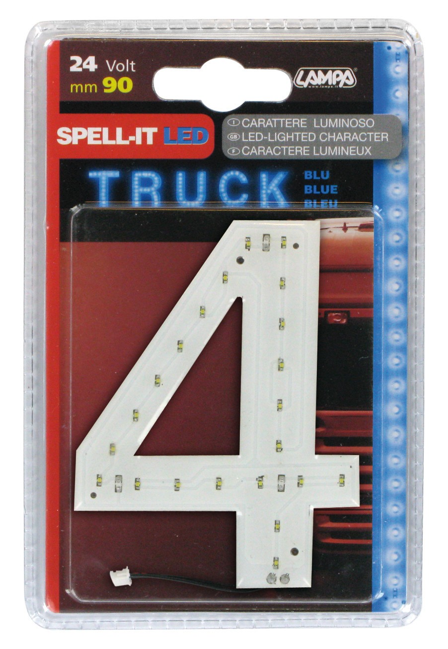 Spell-It Led, 90 mm, 24V - Blu - 4