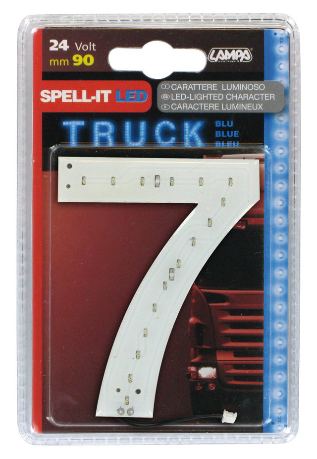 Spell-It Led, 90 mm, 24V - Blu - 7